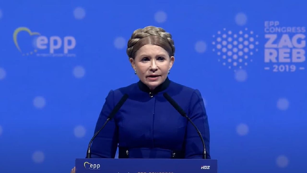 Un discorso di Yulia Tymoshenko