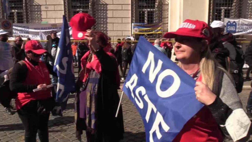 Manifestazione Balneari Roma