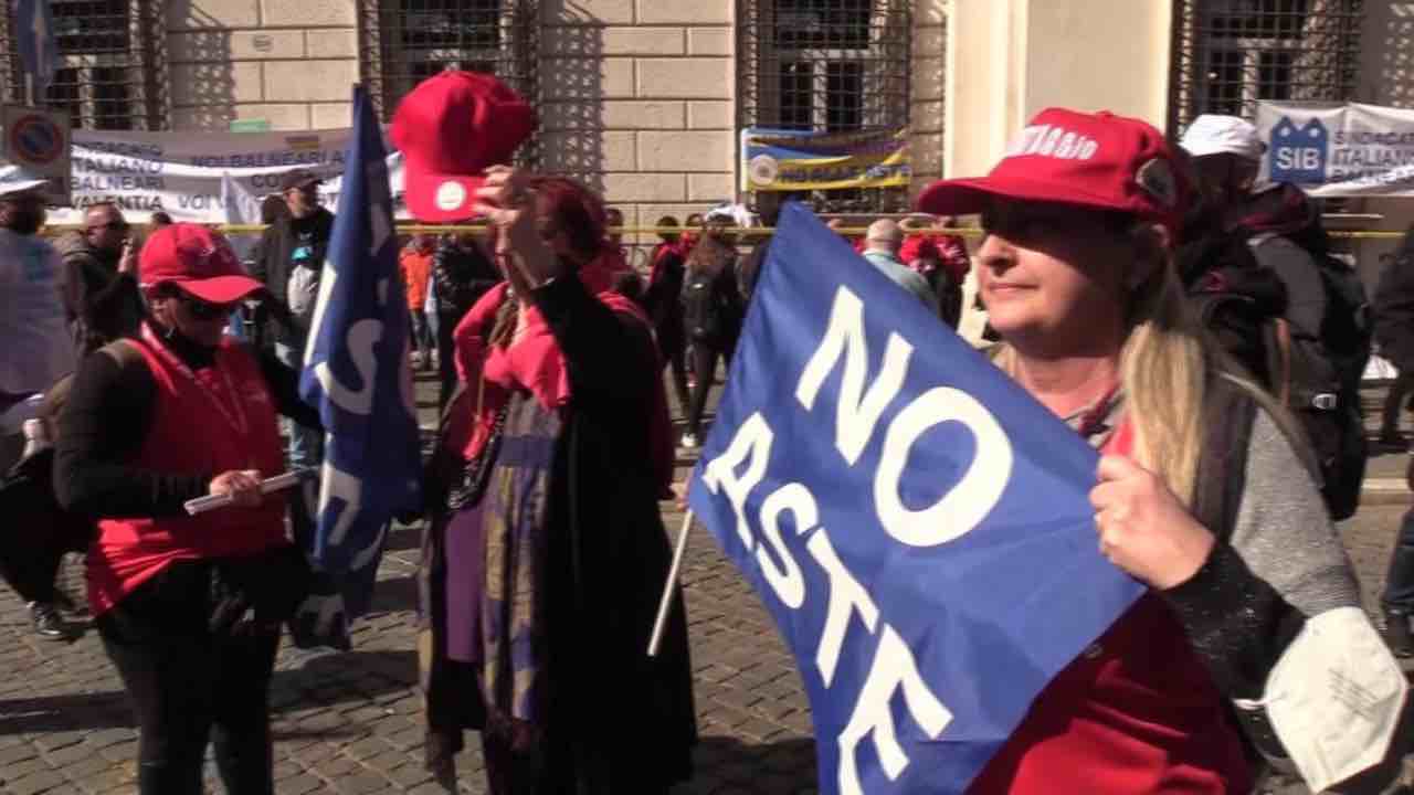 Manifestazione Balneari Roma