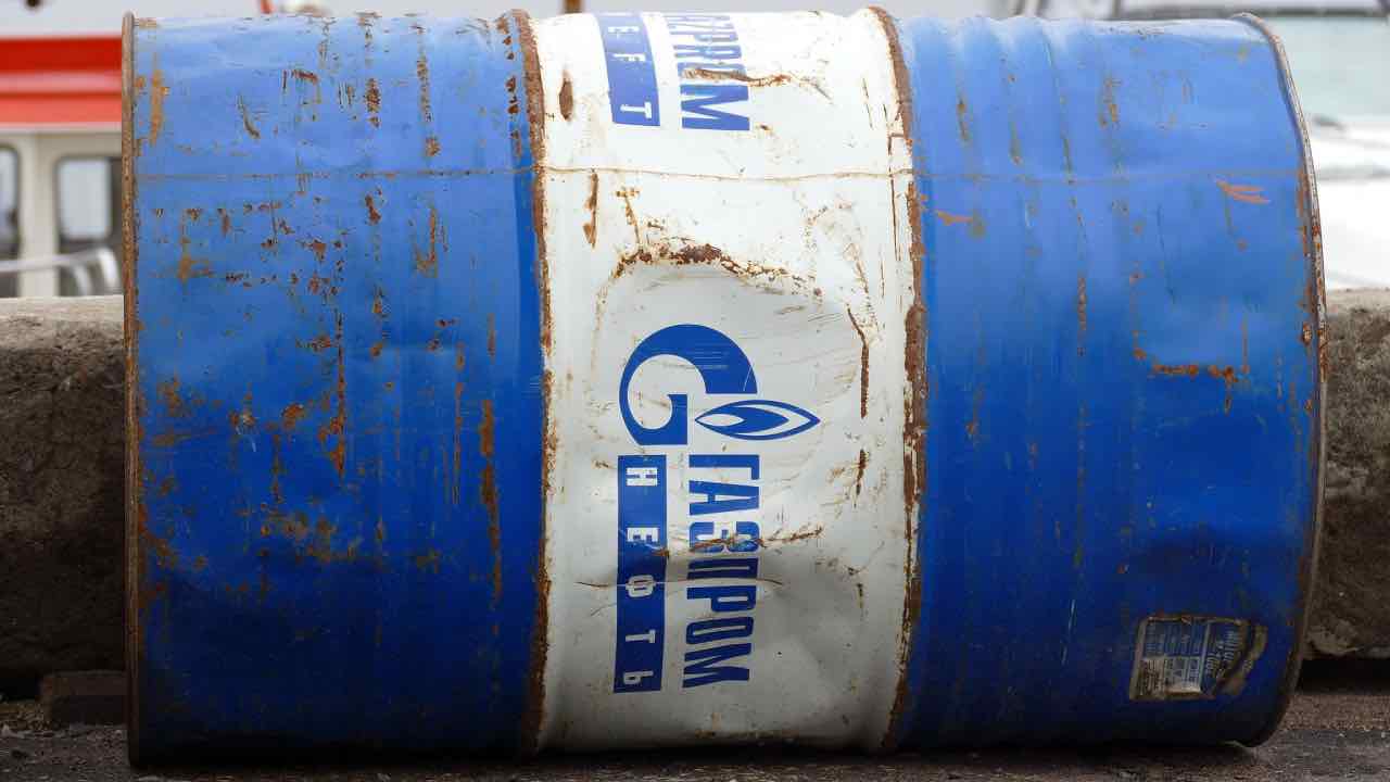 Gazprom gas in rubli