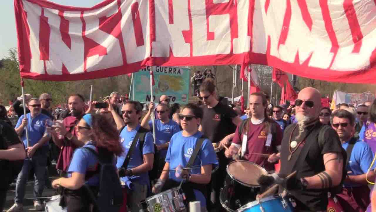 Manifestazione Gkn Firenze