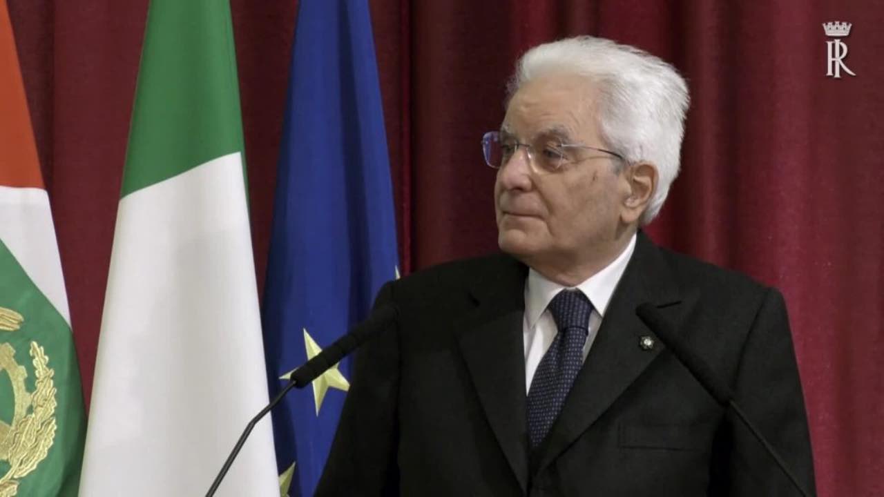 Il Presidente della Repubblica, Sergio Mattarella