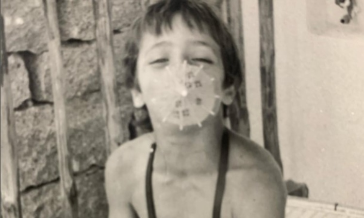 Adriano Giannini da bambino