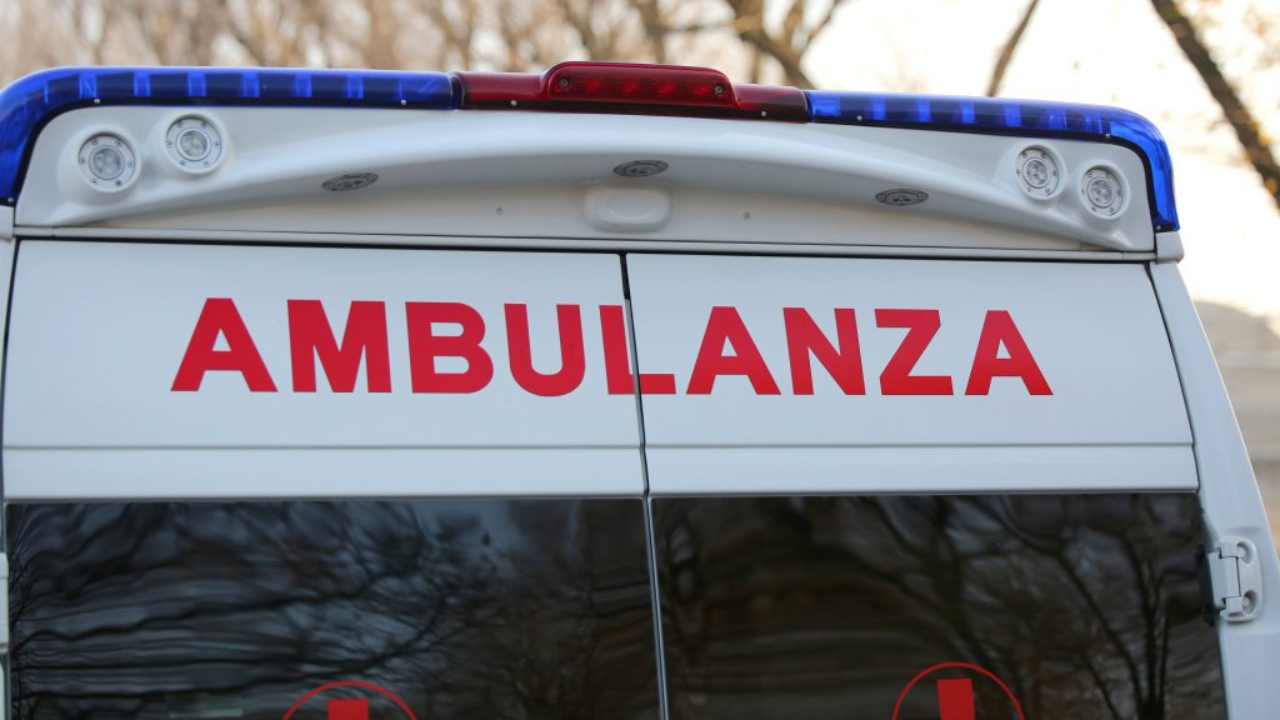 Pronto soccorso, dettaglio su un'ambulanza