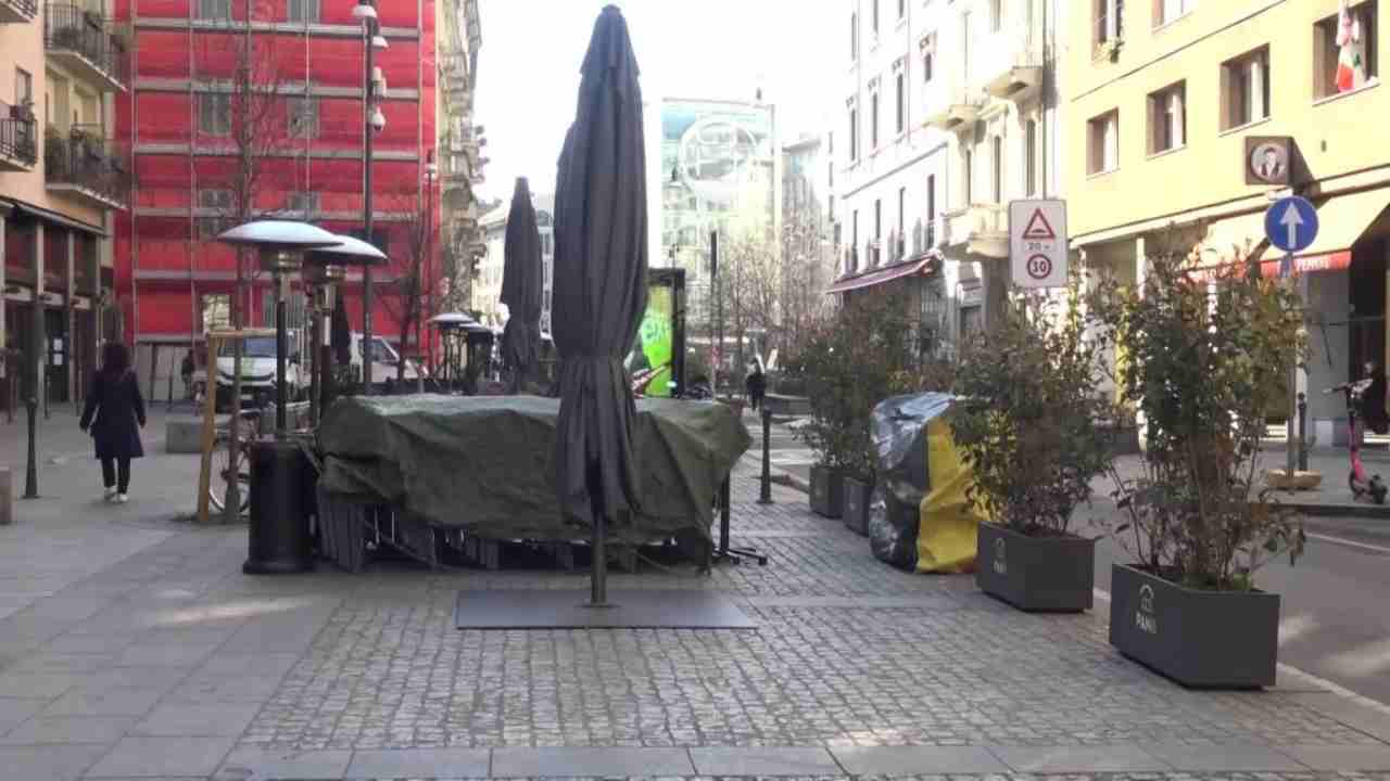 Bar chiusi a Milano durante l'emergenza Covid