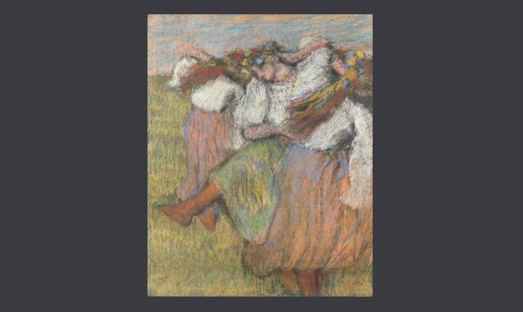 Danzatrici russe, quadro di Degas