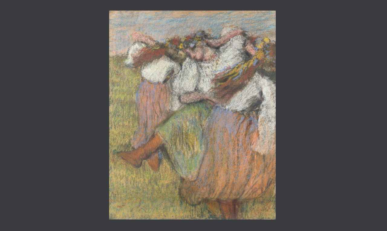 Danzatrici russe, quadro di Degas