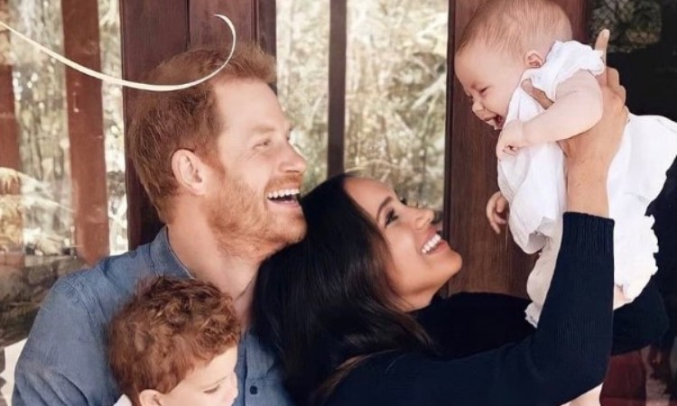 Foto di famiglia duchi di Sussex