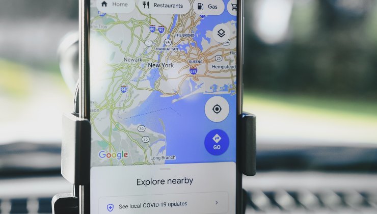 Google Maps, interfaccia della app