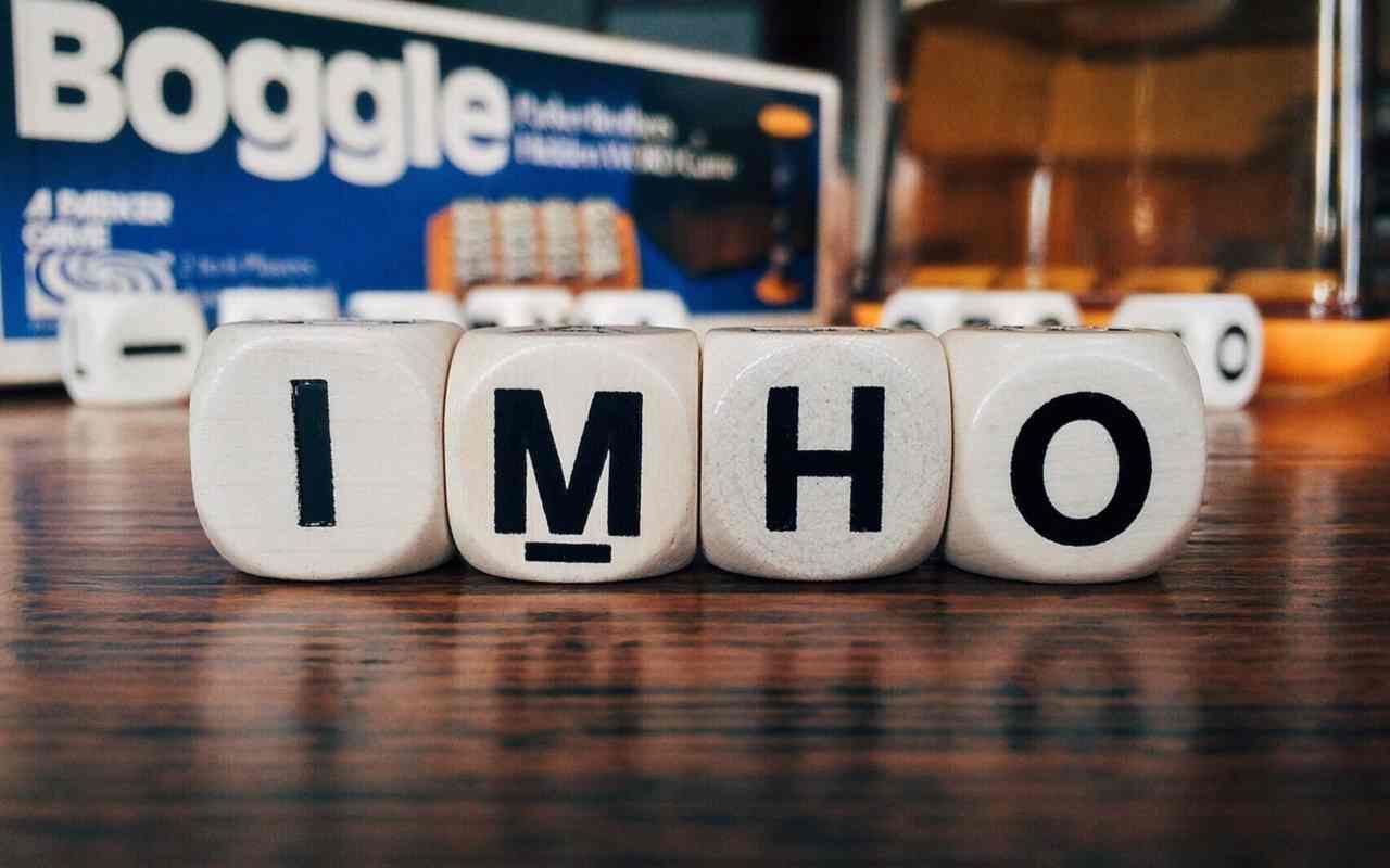 L'acronimo IMHO