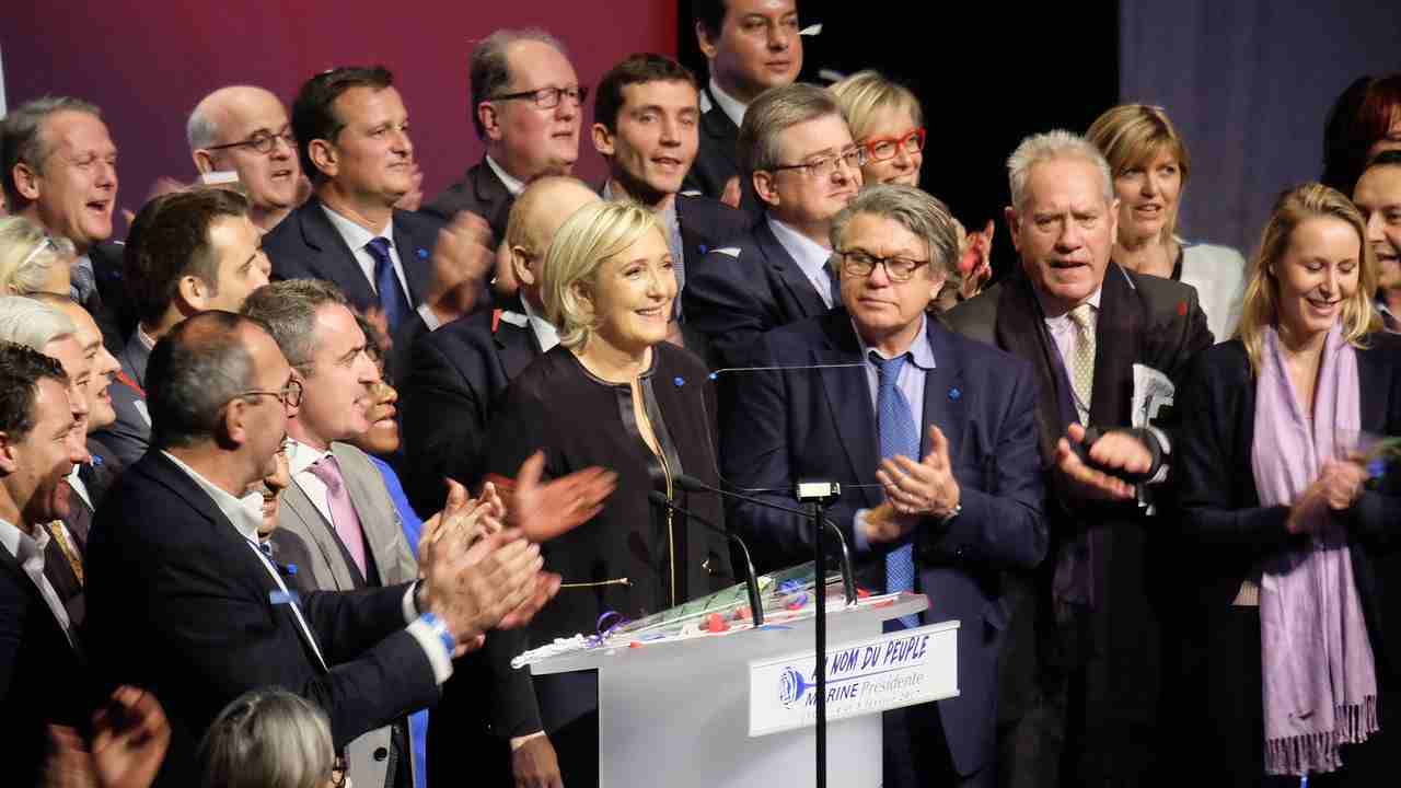 Marine Le Pen, candidata di estrema destra alla presidenza della Francia