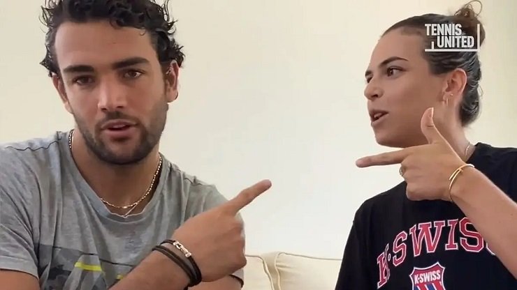 Matteo Berrettini e Alja Tomljanovic
