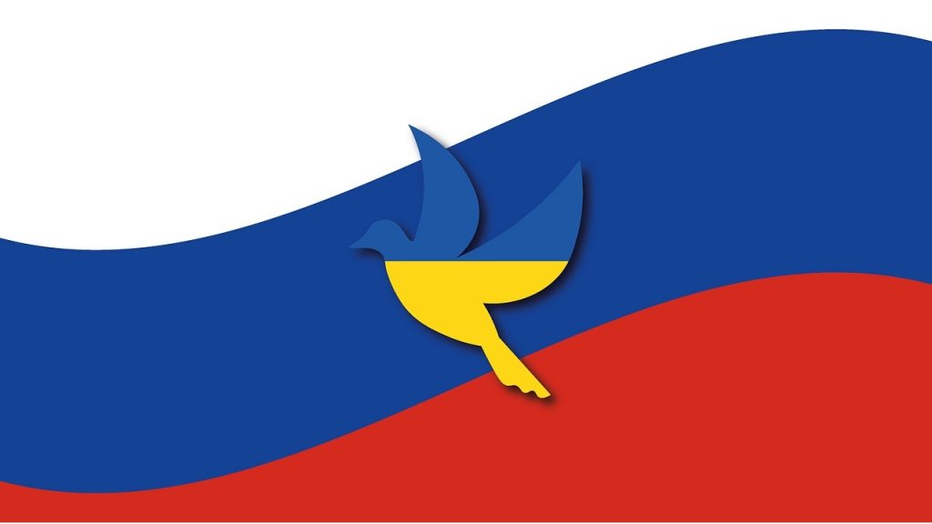 Il simbolo di una pace Russia Ucraina