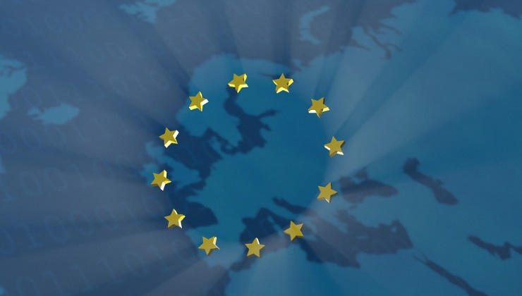 Una riproduzione dell'Unione europea