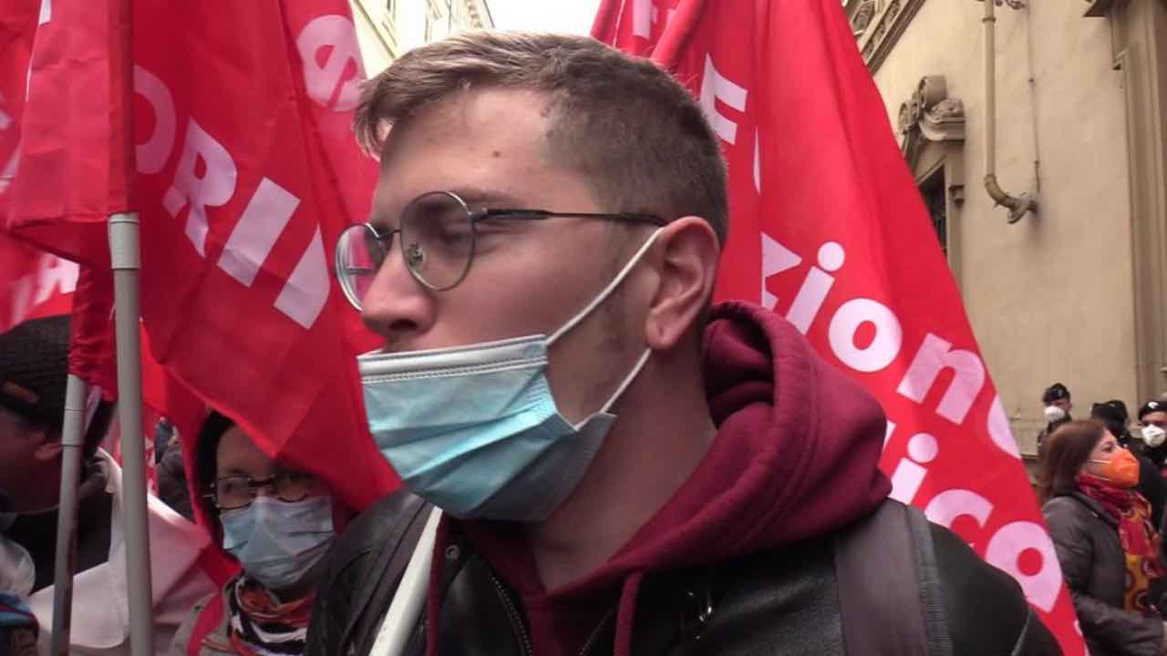 Protesta precari della sanità Piemonte