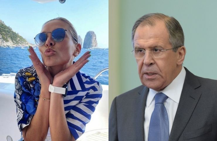 Polina Kovaleva e Sergej Lavrov