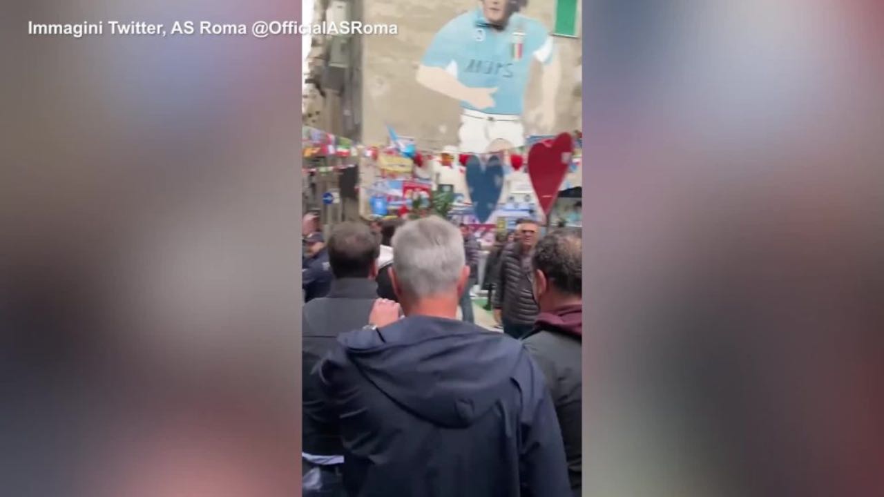 Napoli-Roma Mourinho omaggia Maradona