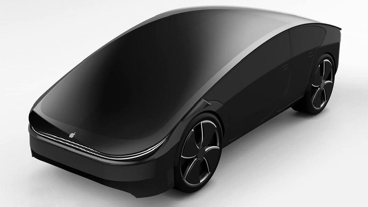 Il rendering dell'Apple Car