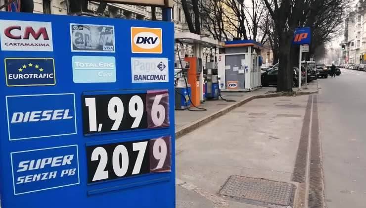 Prezzo di benzina e diesel in Italia