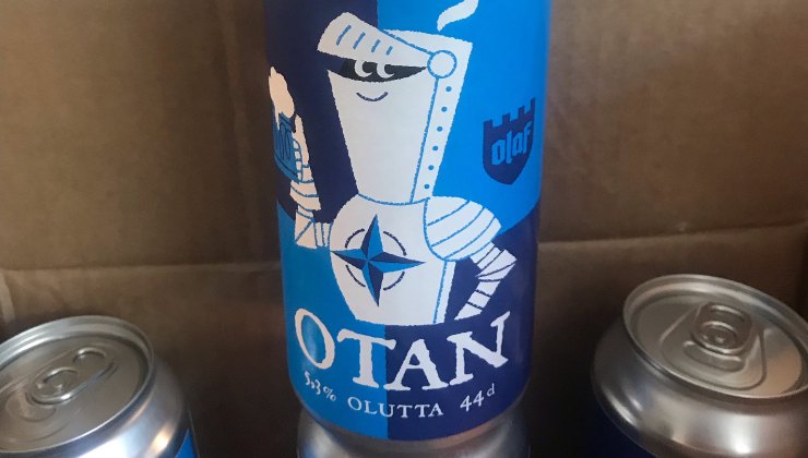 Lattina di birra Otan