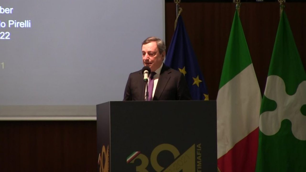 Il presidente del Consiglio, Mario Draghi