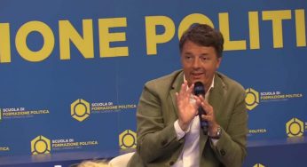 Renzi: “Campo largo? Nemmeno il Pd ci sta più”, poi imita Umberto Bossi