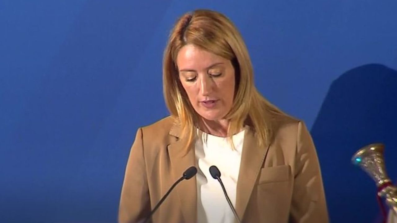 Roberta Metsola, presidente del Parlamento europeo