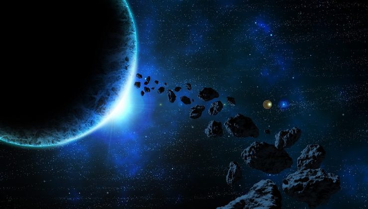 Asteroidi nello spazio aperto