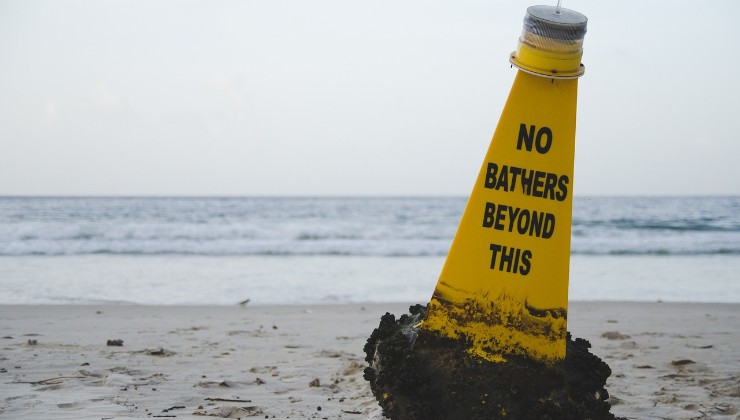 Spiaggia non balneabile