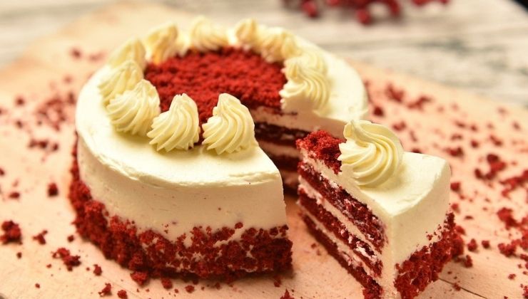 Red Velvet Cake fetta