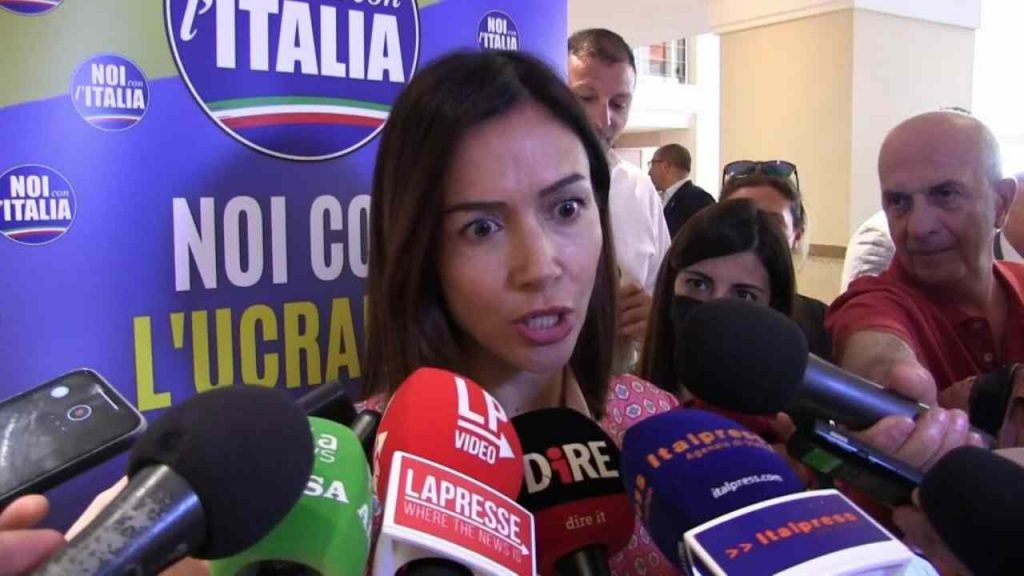La ministra per il Sud, Mara Carfagna
