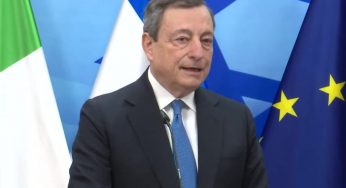 Draghi: “Italia sosterrà sempre Ucraina, subito corridoi per il grano”