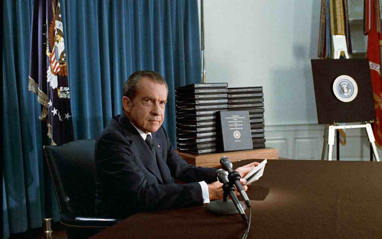 Richard Nixon, il protagonista dello scandalo Watergate