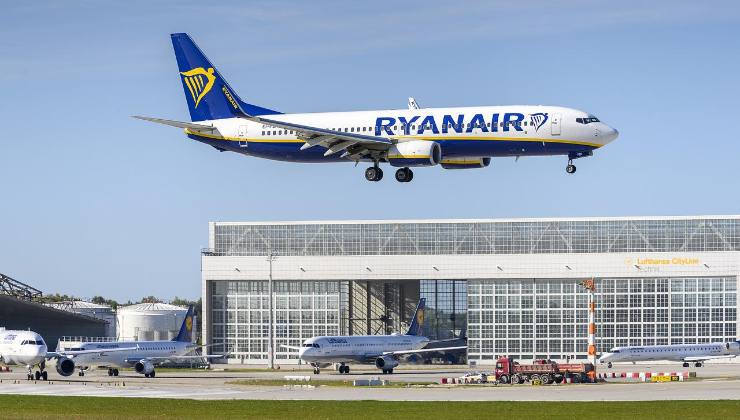 Volo di un aereo della Ryanair