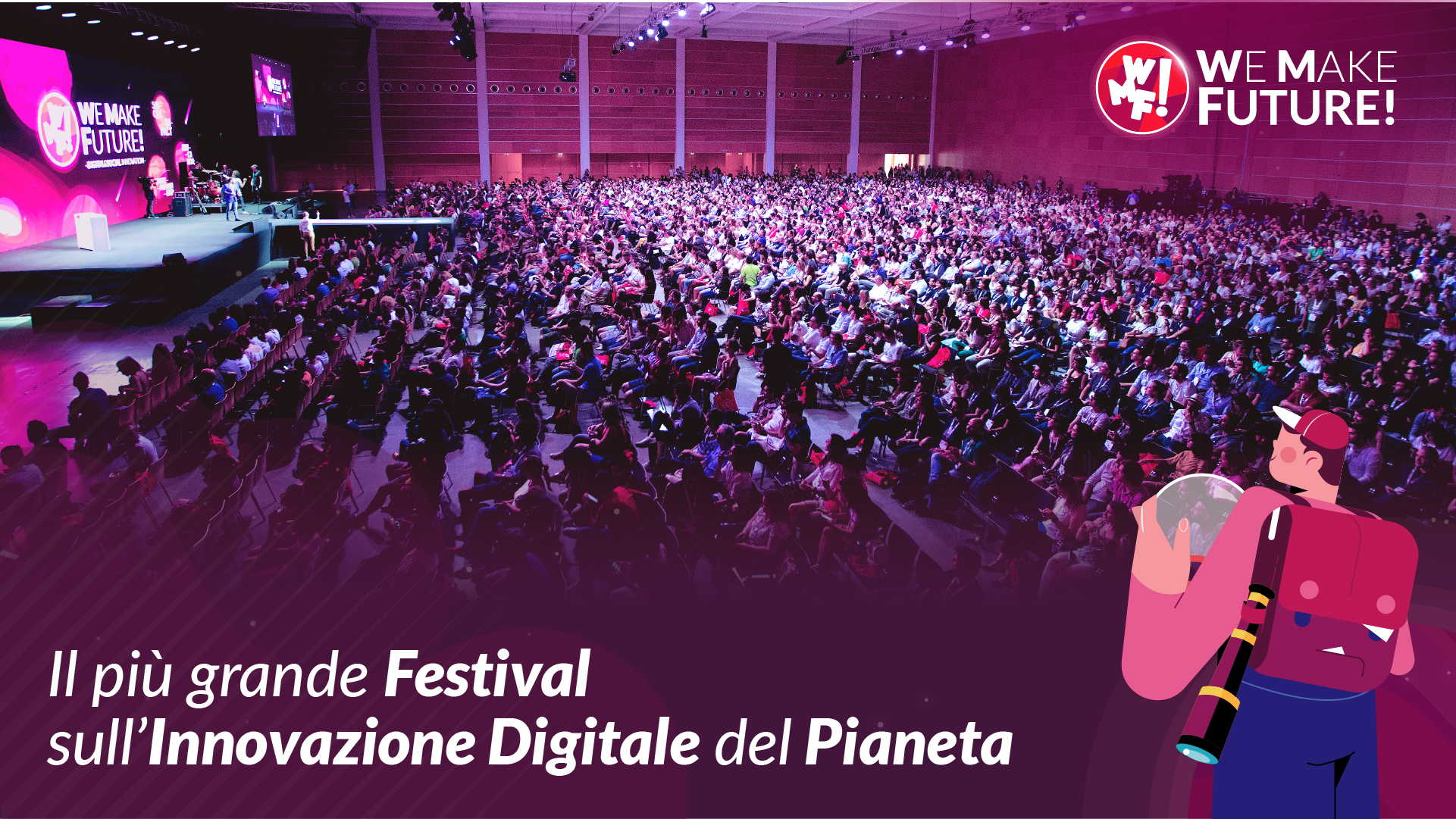 A Itália se apresenta ao mundo com o maior festival de inovação digital do planeta: de 16 a 18 de junho, o WMF2022 na Feira de Rimini