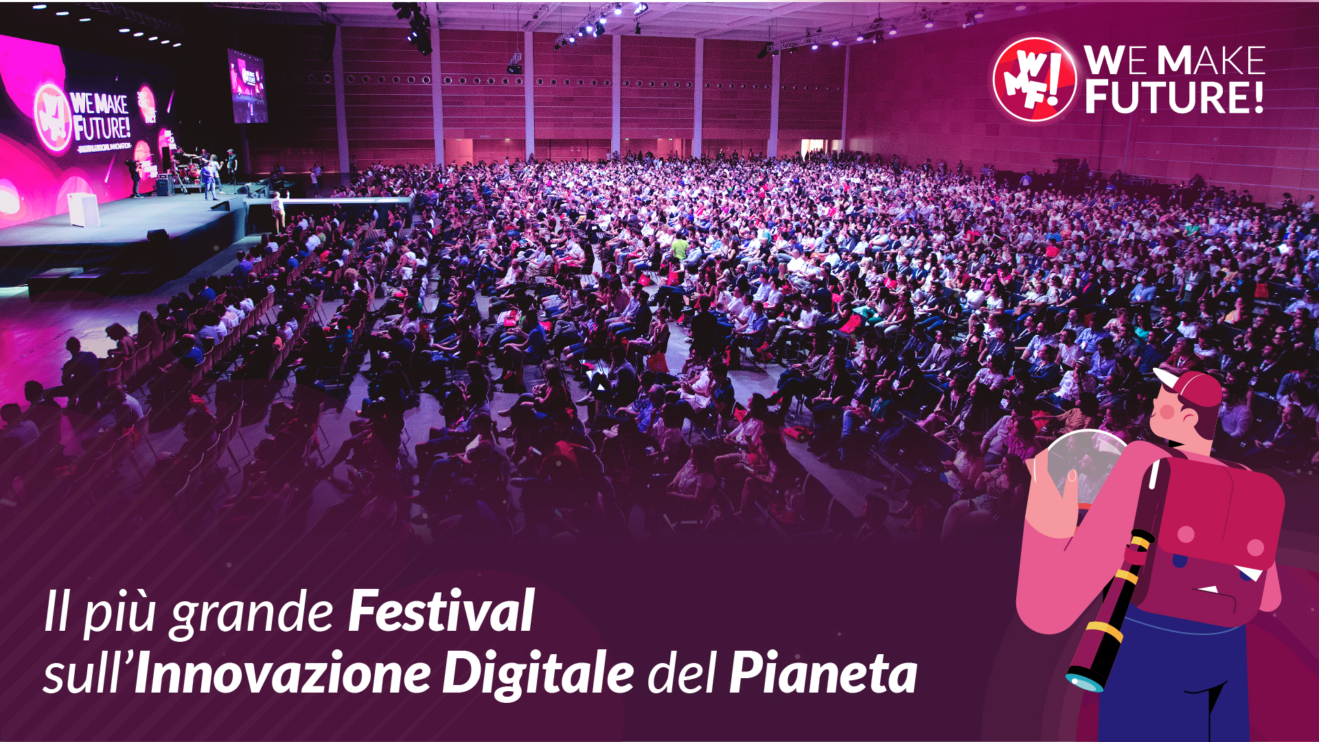 Italia se presenta al mundo con el mayor festival de innovación digital del planeta: del 16 al 18 de junio, el WMF2022 en la Feria de Rimini