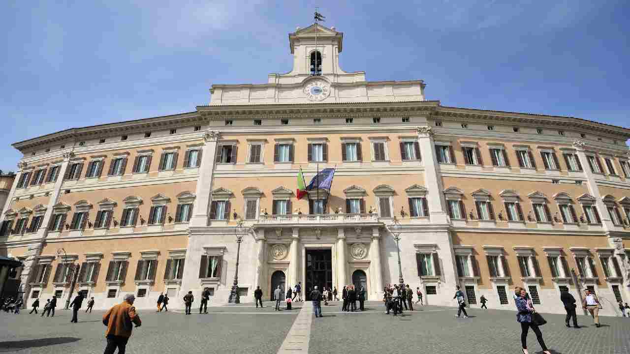 La Camera dei Deputati, uno dei rami del nuovo Parlamento