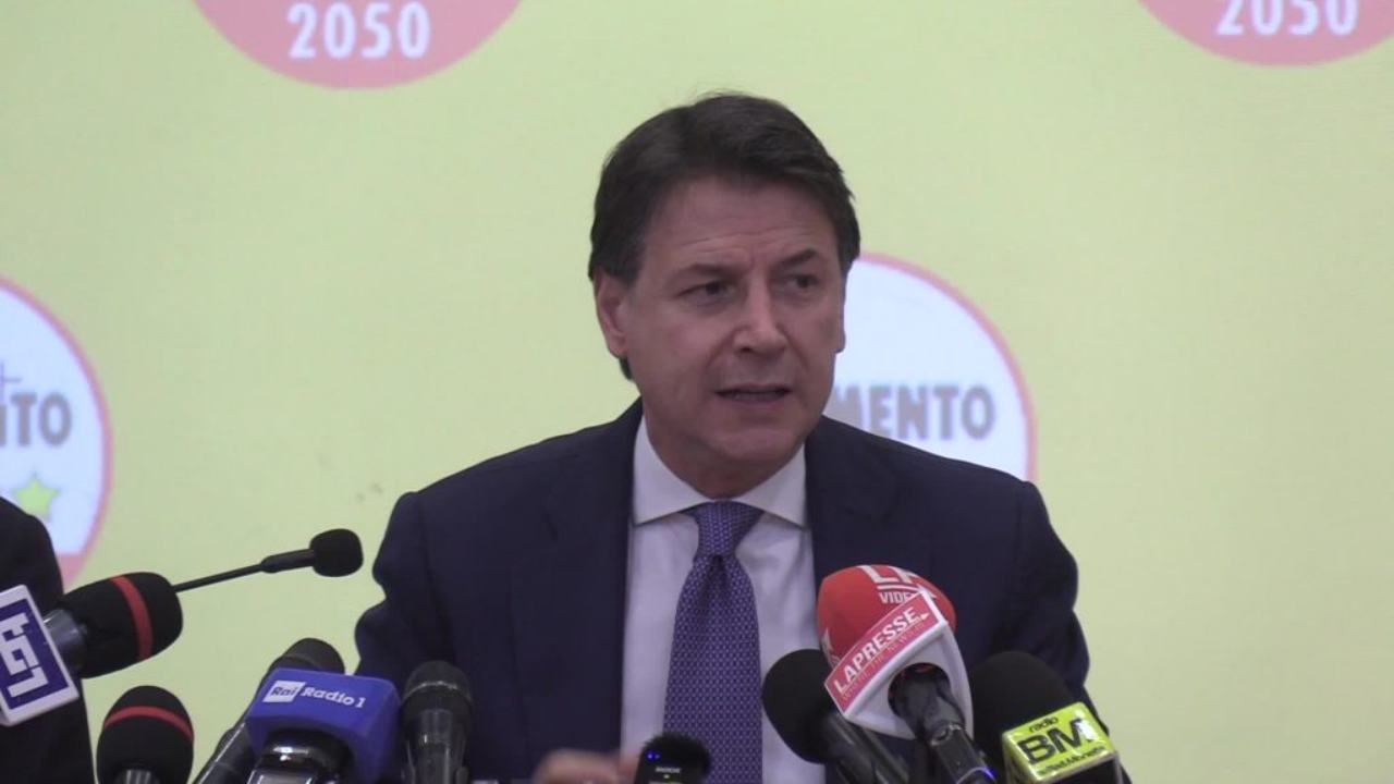 Il leader del M5s, Giuseppe Conte