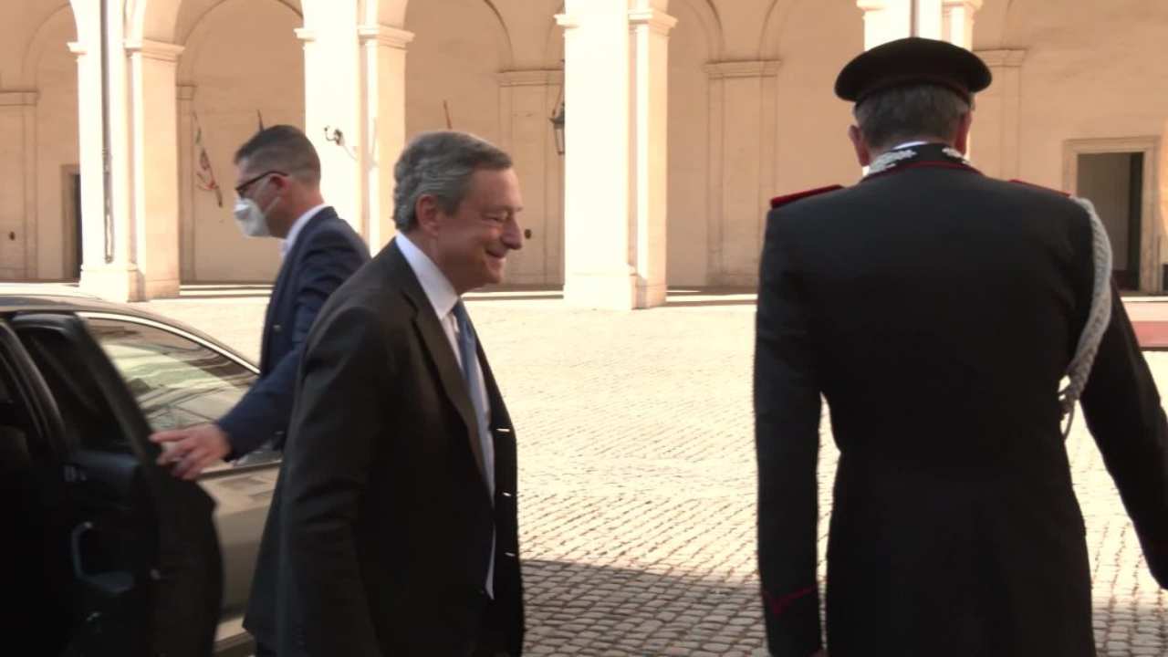 Governo, l'arrivo di Draghi al Quirinale