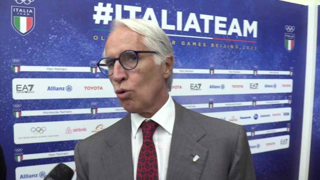 Il presidente del Coni, Giovanni Malagò