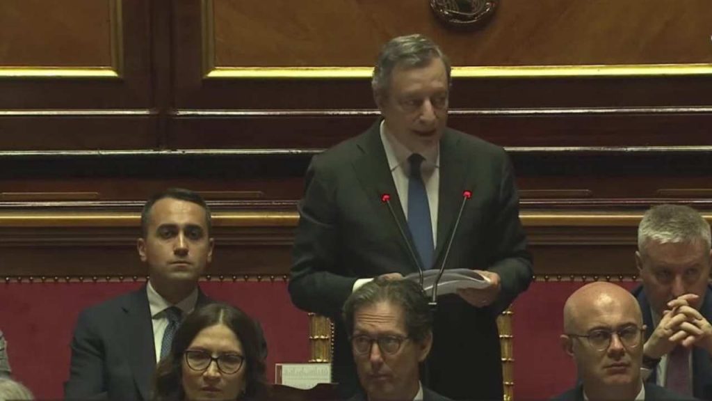 Il discorso di Mario Draghi al Senato
