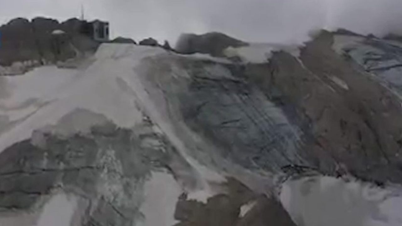 Marmolada, il volo con il drone il giorno prima della valanga