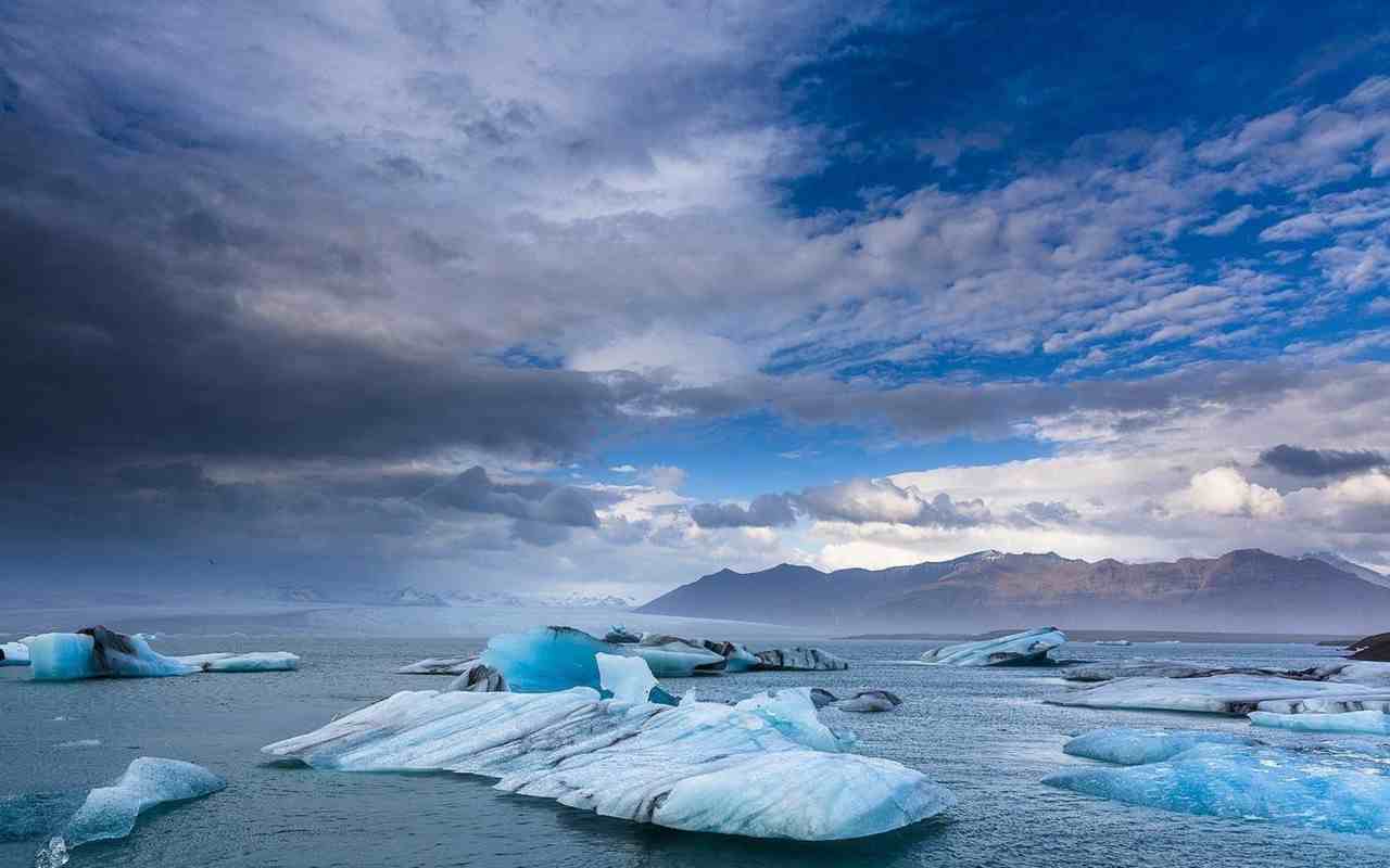 Uno dei ghiacciai dell'Islanda