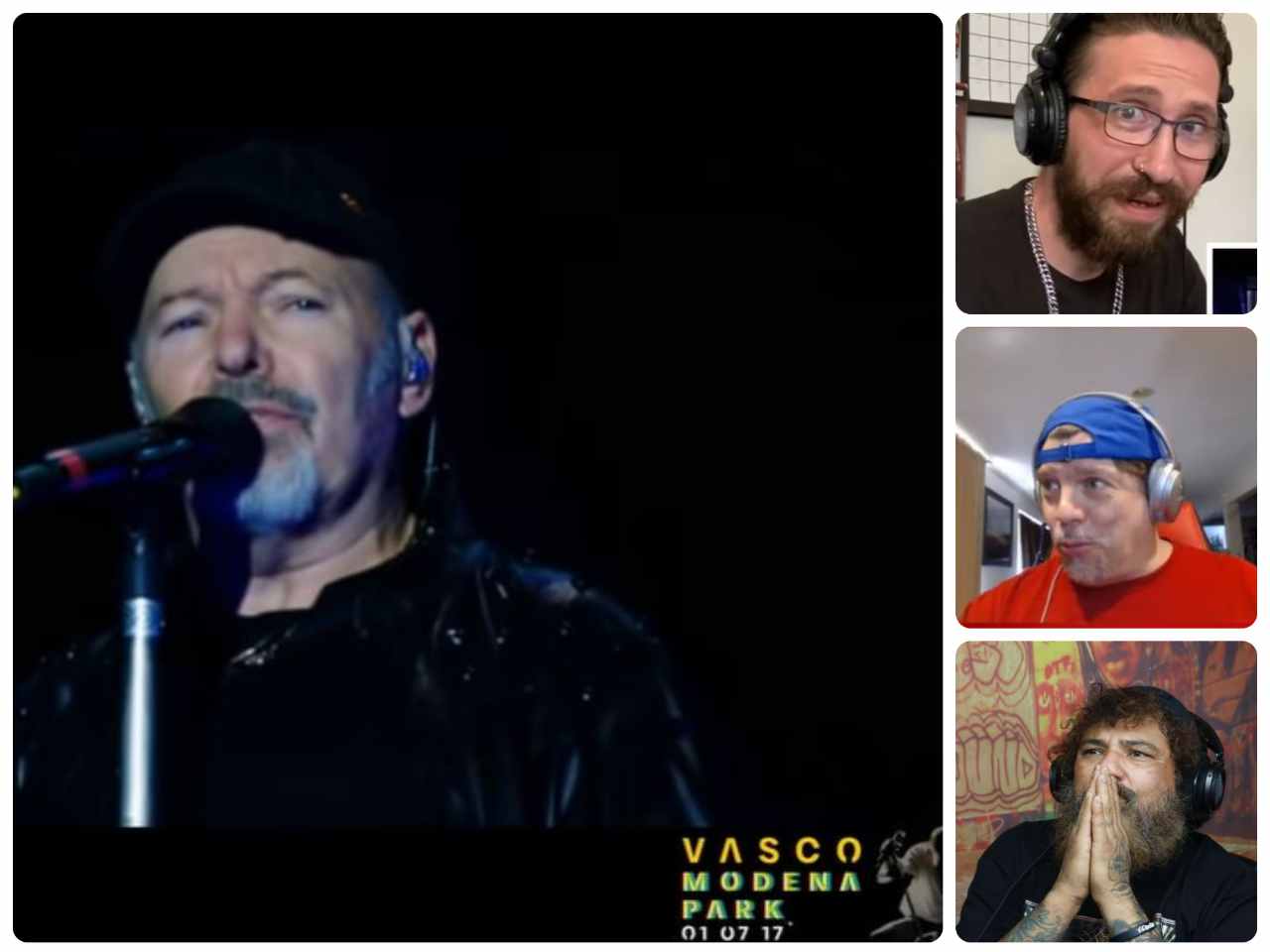 Vasco Rossi a Modena Park e le reazioni degli YouTuber americani