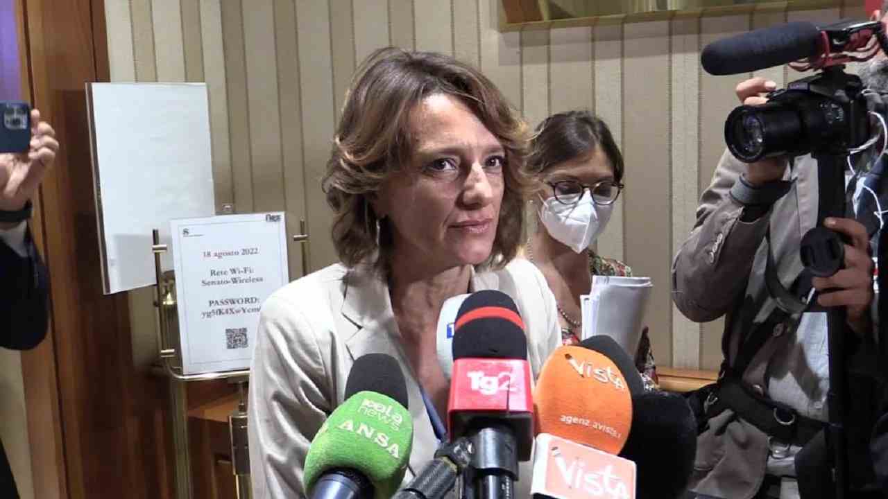 La ministra Elena Bonetti