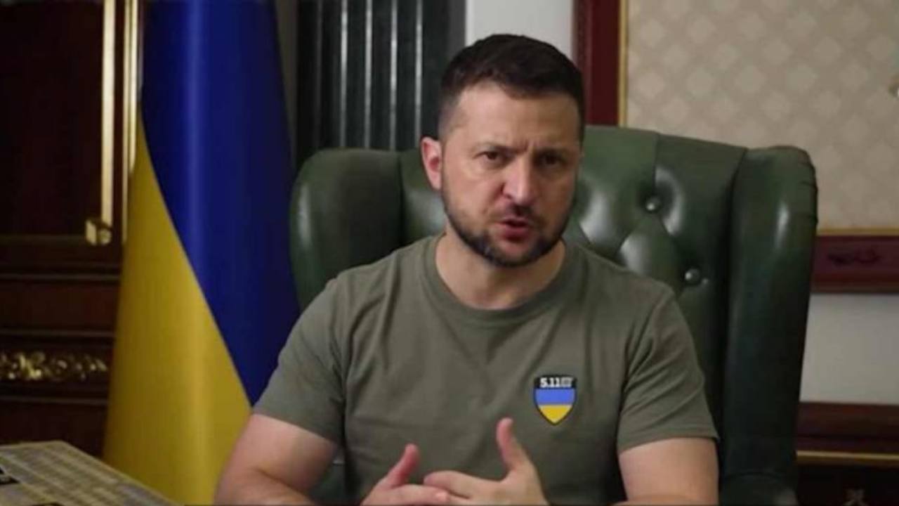 Ucraina, il presidente Zelensky