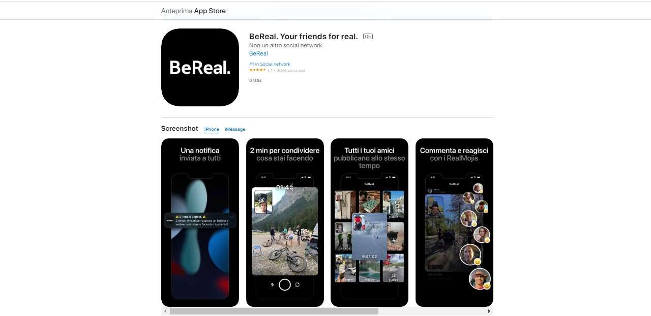 BeReal, il social del momento