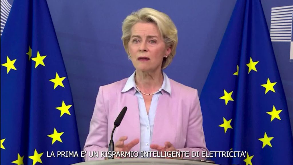 Energia, Von der Leyen: "Cinque misure contro la crisi energetica"