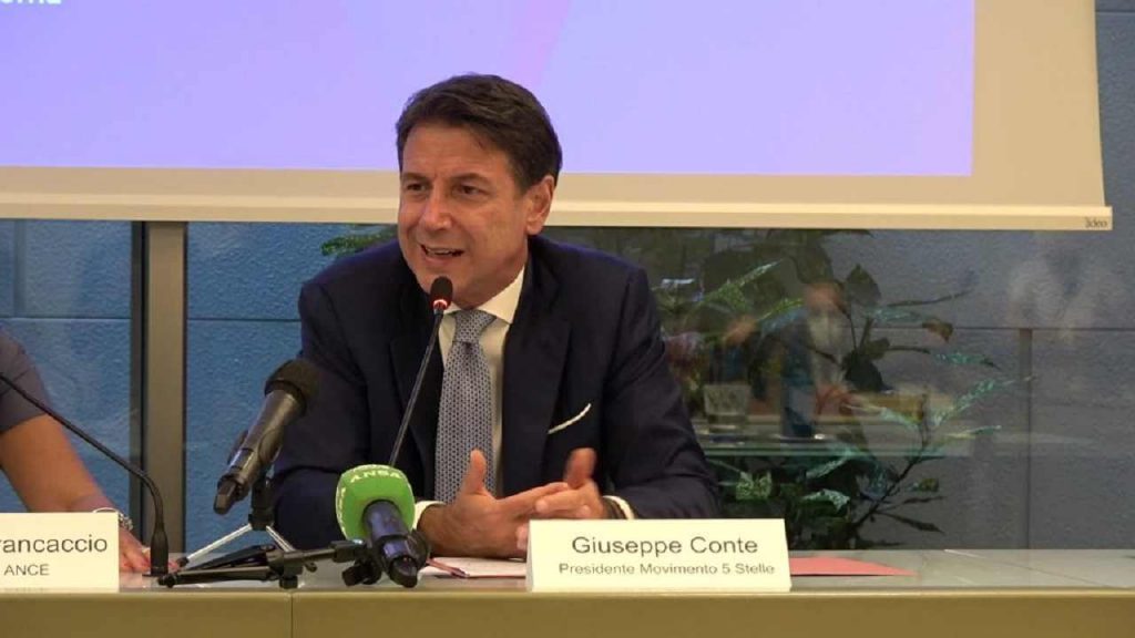 Giuseppe Conte, il leader del Movimento 5 Stelle