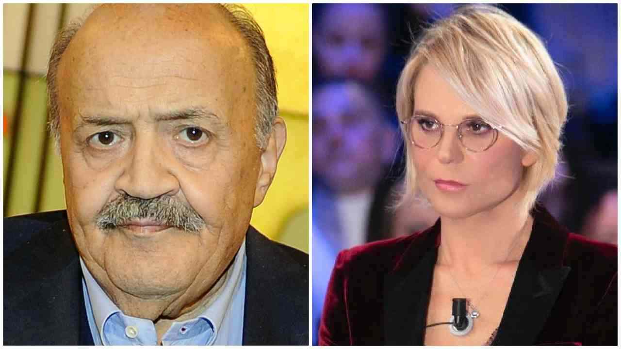 Maria de Filippi e Costanzo primo piano